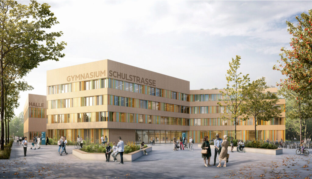 Eva Plass: Gymnasium Schulstraße Berlin-Mitte – Signaletik / Berlin 2022 – 2023