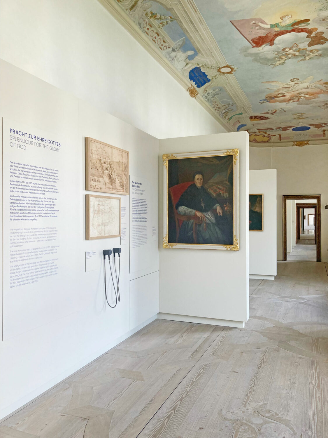 Eva Plass: <strong>Benediktinerabtei Ottobeuren Klostermuseum</strong><br> – Ausstellungsgrafik + Signaletik / Ottobeuren 2020 – 2023